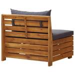 Gartensofa (2er Set) 3001853-7 Grau - Massivholz - Holzart/Dekor - 68 x 60 x 68 cm