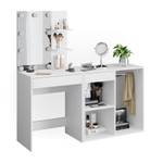 Coiffeuse Isabelle 34449 Blanc - Bois manufacturé - 60 x 140 x 40 cm