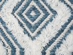 Tabouret AGRA Bleu - Marron - Blanc - Fibres naturelles - 33 x 44 x 33 cm