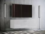Fernso 115 TV-Möbel Weiß - Holzwerkstoff - 115 x 40 x 36 cm