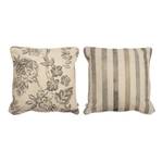 2 Housses de coussin NAF NAF BARCELONA Gris