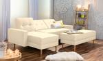 Just Cool Funktionssofa mit Hocker Beige