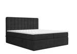 Boxspringbett Feel Me Taschenfederkern Schwarz - Breite: 140 cm