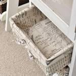 Vitrine sur pied Lavanda Blanc - Bois massif - 27 x 102 x 32 cm