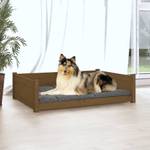 Hundebett 3015858-2 Dunkelbraun - 96 x 66 cm