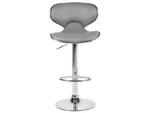 Barhocker CONWAY 2er Set Grau - Silber