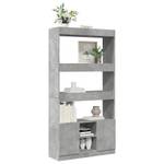 Highboard DE2024 Grau - Holzwerkstoff - 33 x 180 x 92 cm