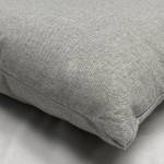 Coussin chambray gris clair 45x45 cm Gris - Textile - 45 x 45 x 5 cm