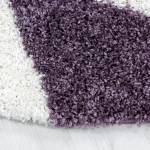 Tapis shaggy TRIANGLE A 80x150 violet Mauve - 80 x 150 cm