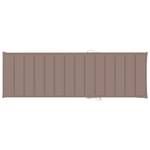 Sonnenliegen-Auflage 3005774-2 Taupe - Breite: 60 cm