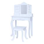 Childrens Vanity Unit mit Stuhl Weiß - Holzwerkstoff - 30 x 100 x 62 cm