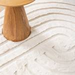 Hochflor Teppich R Carvy Curves Creme - 80 x 80 cm