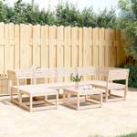 Gartensitzgruppe K5885(6-tlg) Braun - Massivholz - 78 x 73 x 64 cm