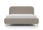 Polstebett MONNO Beige - Textil - 181 x 122 x 231 cm