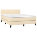 Boxspringbett 3017287-3 Creme - 144 x 203 cm