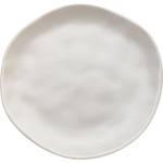 Assiettes plates Organic (lot de 4) Gris - 20 x 2 x 20 cm