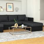 Sofa U Form  24053 Schwarz - Grau - Holzwerkstoff - 290 x 61 x 185 cm