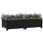 Hochbeet M625854 Schwarz - 80 x 23 x 40 cm