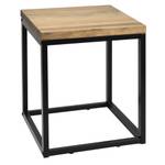 Table Chevet Icub 40x40x48 cm Noir Noir - Bois massif - Bois/Imitation - 40 x 48 x 40 cm