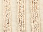 Kissen 2er Set TATSOI Beige - Naturfaser - 45 x 45 x 10 cm