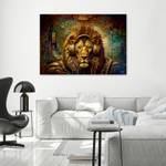 KUNSTDRUCK Cyber Lion DJ Vibes 1 100 x 70 cm