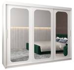 Armoire à portes coulissantes promo t3 Blanc - Largeur : 250 cm - 3 portes