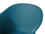 Chaise à bascule HARMONY Vert - Chêne clair - Bleu pétrole