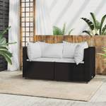 Ecksofa 3029629-4 (2er Set) Schwarz - Weiß