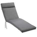 Stuhlauflage 84B-891CG Grau - Kunststoff - 55 x 8 x 196 cm