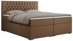 Boxspringbett PERA Breite: 180 cm - H4 - Kunstleder