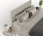 Boxspringbett Elodie Beige - Grau - Breite: 160 cm - H3