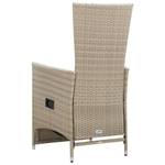 Garten-Liegestühle 2er Set DE133 Weiß - Rattan - 62 x 108 x 58 cm