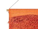 Wandbehang KAMALIA Braun - Orange - Pink - Weiß - Naturfaser - 58 x 112 x 4 cm