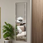 Miroir Pleione Blanc - Bois manufacturé - 3 x 120 x 40 cm