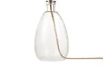 Lampe de chevet BLANCO Bleu - Verre - 30 x 54 x 30 cm