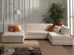 Wohnlandschaft MALCOM Beige - Textil - 335 x 77 x 197 cm