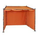 Seitenwand Pergola A22 4er-Set Orange