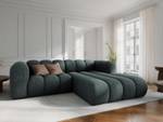 modulares Ecksofa LUPINE 3 Sitzplätze Hochglanz Petrol