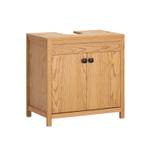 Waschbeckenunterschrank BZR98-N Braun - Holzwerkstoff - 60 x 60 x 35 cm