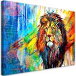 KUNSTDRUCK Majestic Roar of Colors 1 100 x 70 cm