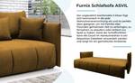 Sofa ASVIL 3-Sitze Monolith 48 Gold