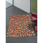 Tapis kilim MULTIBOUL Fourrure véritable - 80 x 1 x 80 cm