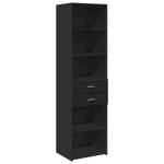 Highboard DE2135 Schwarz - Holzwerkstoff - 43 x 185 x 50 cm