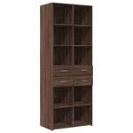 Highboard DE2543 Braun - Holzwerkstoff - 43 x 185 x 70 cm