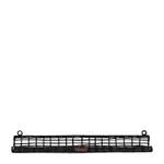 Rustic black Rattan 60cm Wall Shelf