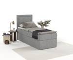 Boxspringbett Indeo Grau - Breite: 90 cm - H3