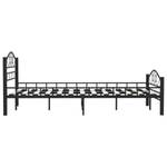 Bettgestell 3001488 Schwarz - Breite: 127 cm