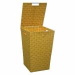 Korb für Wäsche, Leinen, Behälter Gelb - Kunststoff - 44 x 53 x 33 cm