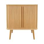 Buffet design Rove Marron - En partie en bois massif - 83 x 95 x 40 cm