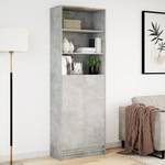 Highboard mit LED-Beleuchtung DE6589 Grau - Holzwerkstoff - 33 x 200 x 69 cm